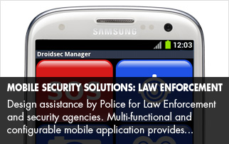Designed with Police for front line law enforcement and security professionals. Simple one touch large button controls to launch voice calls, text messaging, SOS Alerts, photo and video capture, minimising mistakes and improving speed. Photo and video - one touch image capture and automatic upload to a secure server with time, date stamps and GPS location for use in evidence. Officers and Agents are enabled to spend more time on the ground and less time dealing with administrative processes.